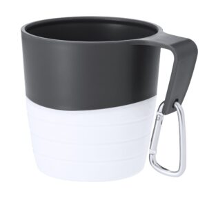 Faltbarer Reisebecher mit Karabiner 340 ml "Rebekka"